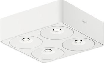 Stropní svítidlo pro povrchovou montáž, Nimbus Q Four Connect ON, 24 V, tunable white
