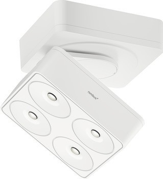 Stropní svítidlo pro povrchovou montáž, Nimbus Q Four Connect TT-X, 24 V, tunable white