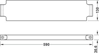 Stupeň, pro pomocné schodiště