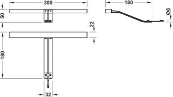 Svítidlo pro povrchovou montáž, Häfele Loox LED 2032, 12 V