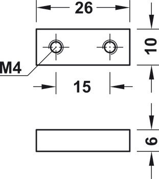 Systém posuvných profilů, pro lineární výsuvy 0115RC, Accuride