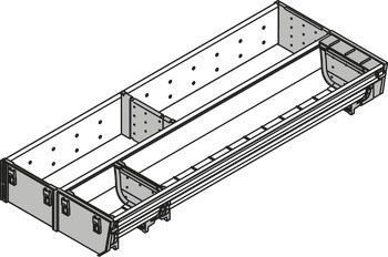 Systém vnitřní organizace, Blum Orga-Line, Tandembox, pro zásuvky systémové výšky M, výška bočnice 83 mm