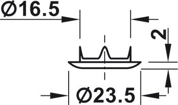 Tělo centrálního otočného zámku, s vložkou s plátkovými stavítky, pro montáž do čelního panelu, Service+