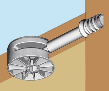 Tělo spoje, Häfele Maxifix, pro tloušťku dřeva od 19 mm