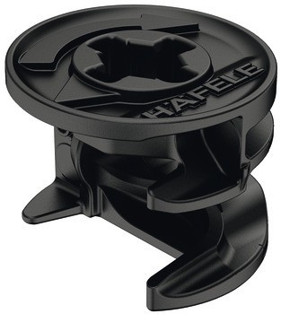 Tělo spoje, Häfele Minifix® 15, zinková slitina, bez límce