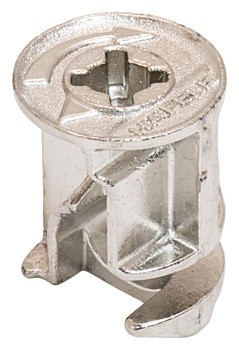 Tělo spoje, Häfele Minifix® 15, zinková slitina, bez límce