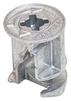 Tělo spoje, Häfele Minifix® 15, zinková slitina, bez límce