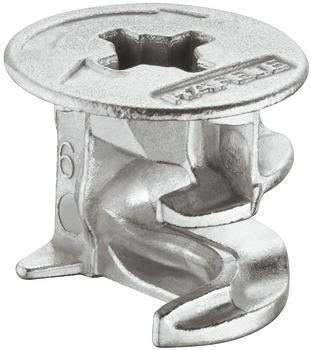 Tělo spoje, Häfele Minifix® 15, zinková slitina, s límcem