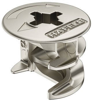 Tělo spoje, Häfele Minifix® 15, zinková slitina, s límcem