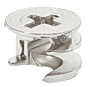 Tělo spoje, Häfele Minifix® 15, zinková slitina, bez límce