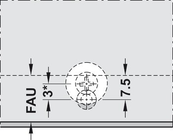 Tlačná záskočka, Blum Tip-On model 956A1004