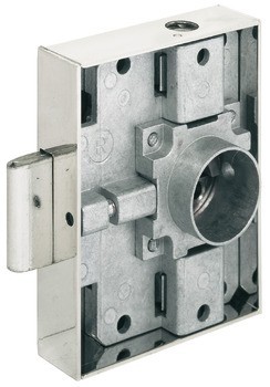 Trojcestný zámek, Häfele Heavylock, se zámkovou vložkou, backset 40 mm