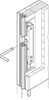 Trojcestný zámek, Hawa Doorfix