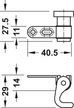 Trojcestný zámek, modulární systém 30 mm, backset 28 nebo 30 mm