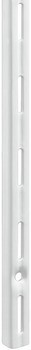 U profil pro montáž na stěnu, s jednou řadou otvorů