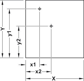 Úchytka do otvoru sklo/keramika