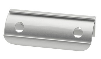 Úchytka se štítkem, Häfele Déco, hliník, velikost štítku 80 x 15 mm