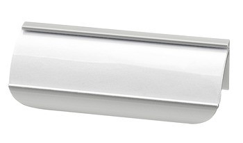 Úchytka se štítkem, hliník, rozměr štítku 80x15 mm, Häfele Déco