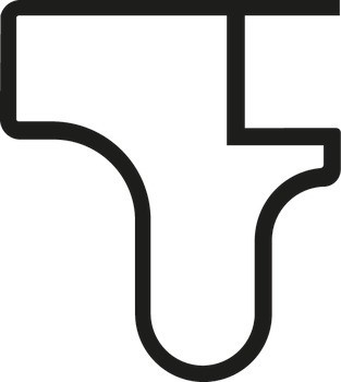 Úchytkový profil, Häfele Slido F-Handle22 A1, pro posuvné dveře, hliník