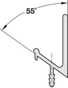 Úchytkový profil, Hliník