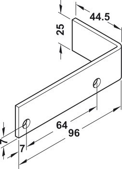 Unášecí konzole, Häfele Slido F-Line42 50B / 50C