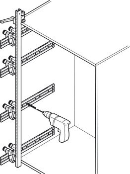 Univerzální vrtací přípravek pro tyče pro zpracování korpusu, pro zpracování korpusu