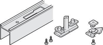 Upevňovací profil, Hawa Junior 80/100 Pocket, s bajonetovým zámkem