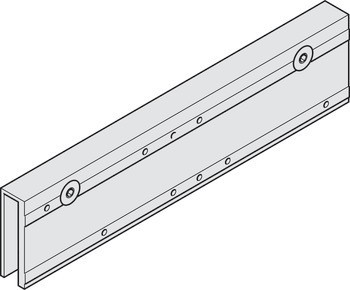 Upínací deska, pro skleněné dveře, pro TS 4000 a TS 5000, horní dveřní zavírač, Geze