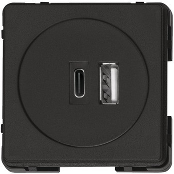 USB dobíjecí jednotka, Modul, 2 zásuvky, 230 V