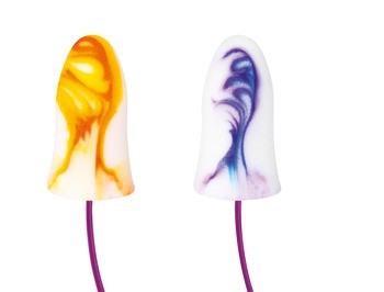 Ušní zátky, Se šňůrkou za krk; hodnota zvukové izolace: 35 dB