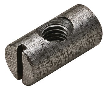 Válečková matice, Ocel, se závitem M6, středová