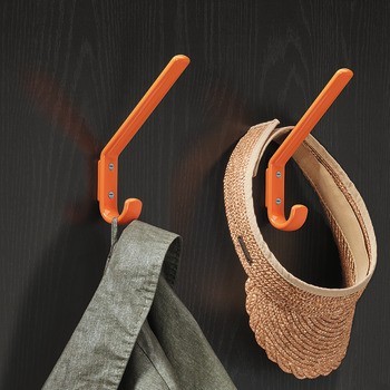 Věšák, polyamid, 24 x 48 x 75 mm (Š x H x V)