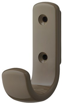 Věšák, polyamid, 24 x 48 x 75 mm (Š x H x V)