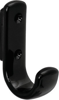 Věšák, polyamid, 24 x 48 x 75 mm (Š x H x V)