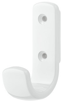 Věšák, polyamid, 24 x 48 x 75 mm (Š x H x V)