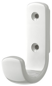 Věšák, polyamid, 24 x 48 x 75 mm (Š x H x V)