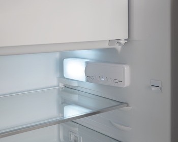 Vestavná lednice s mrazákem, Häfele Assedo RIF12S88a, Výška 88 cm, šířka 54 cm, celkový využitelný objem 116 litrů