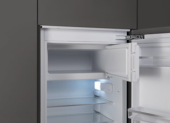 Vestavná lednice s mrazákem, Häfele Assedo RIF13S122ea, Výška 122 cm, šířka 54 cm, celkový využitelný objem 179 litrů