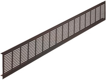 Větrací lišty, Hliník, s drážkovanými pery