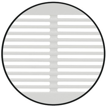 Větrací lišty, Hliník, s drážkovanými pery