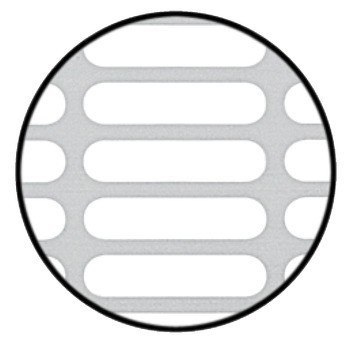 Větrací lišty, Hliník s hladkými pery, Startec