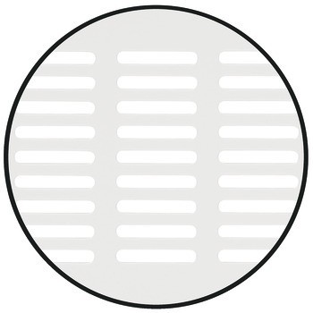 Větrací lišty, Hliník, s pery, s otvory