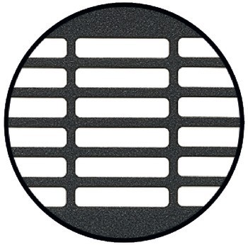 Větrací lišty, hranaté, hliník, s drážkovanými pery, s otvory