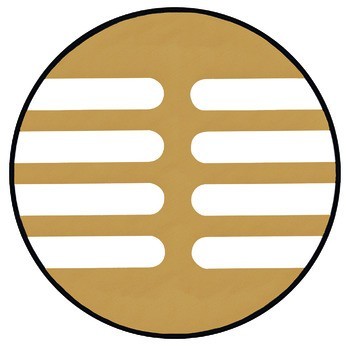 Větrací lišty, hranaté, hliník, s drážkovanými pery, s otvory