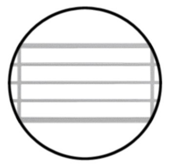 Větrací lišty, Hranaté, hliník, s lamelami směřujícími dozadu