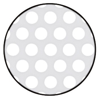 Větrací lišty, Plast, perforované