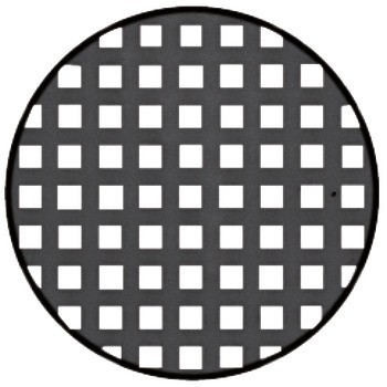 Větrací lišty, plast, ploché, perforované