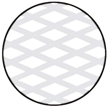 Větrací lišty, Plast, s řadou vrtaných otvorů