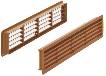 Větrací lišty, Plast s rámem, Häfele Startec