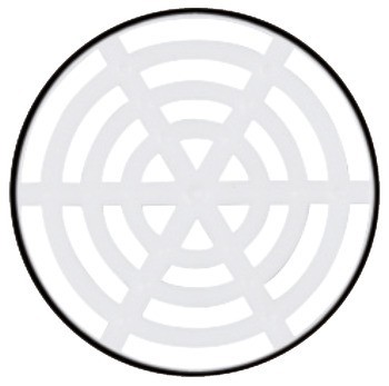 Větrací lišty, plast, upevnění na harpunový profil, s otvory